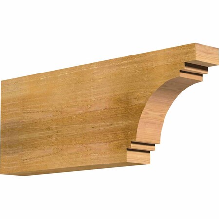 Ekena Millwork Pescadero Rough Sawn Rafter Tail, Western Red Cedar, 4"W x 12"H x 32"L RFT04X12X32PEC00RWR